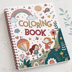 Coloring Book Cover - Creative Designs for Kids