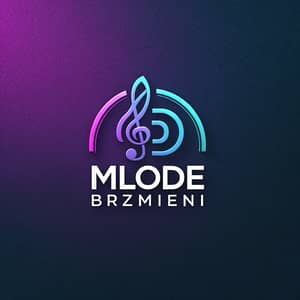 Mlode Brzmieni Logo Design for Music