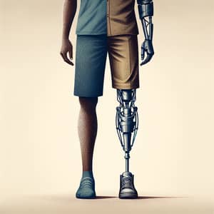 Resilience and Adaptation: Organic Leg vs. Metallic Prosthetic