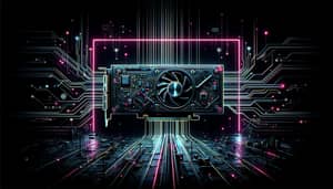 Futuristic Technology in Graphics Card | Cyberpunk Poster