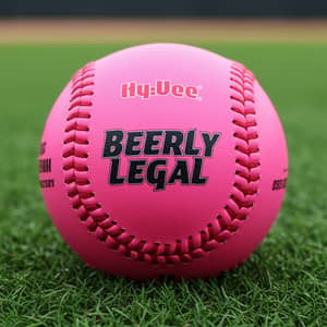 Beerly Legal Pink Softball - Hyvee Sponsored Gear