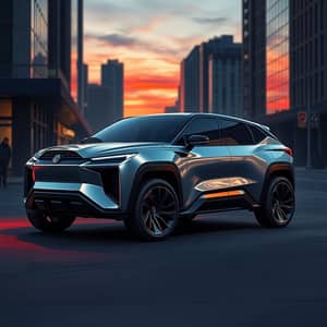 Futuristic SUV with Innovative Chassis Design