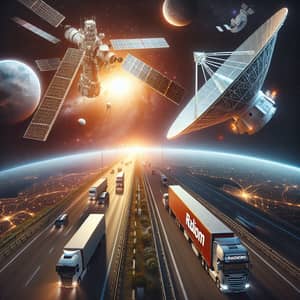 RADICOM: Satellites and Trucks in Motion