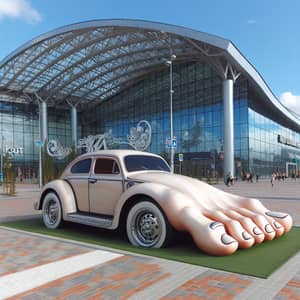 Unique Car Design: Foot-Shaped Car