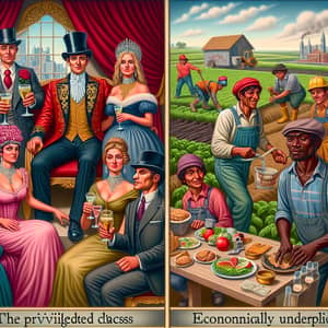 Unfair Society: Privileged Elites vs. Struggling Middle Class