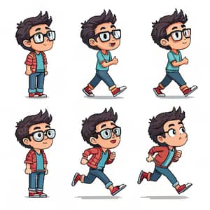 Pixel Art Character Sprite Sheet Design