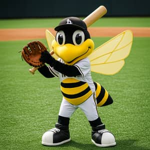 Hornet Baseball Mascot - Team Spirit & Fun