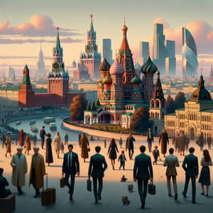 Moscow: Blend of History and Modernity | Cityscape View