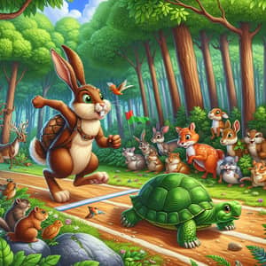 The Tortoise and the Hare: A Fable of Perseverance and Victory