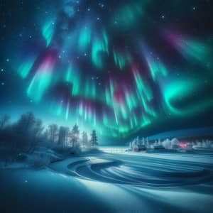 Captivating Northern Lights at Aurora Village in Murmansk