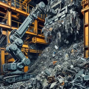 Efficient Scrap Metal Loading | Mechanical Manipulator Operations