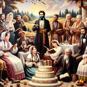 Celebrate 210th Birthday of Taras Shevchenko with Traditional Ukrainian Festivities