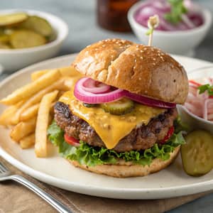 Delicious Burger - Savory Flavor in Every Bite