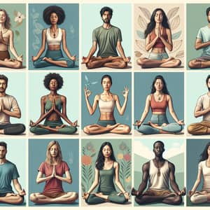 Tranquil Yoga Poses & Calming Mudras for Meditation