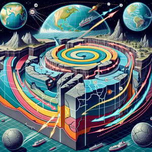 Tectonic Plates Movement Diagram