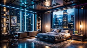 Stunning Cyberpunk Bedroom Interior Design Ideas