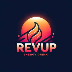 RevUP Energy Drink Logo Design