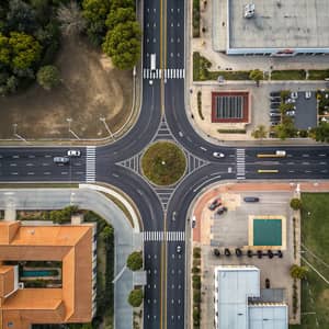 Orthogonal Road Design: Unique Turn Patterns