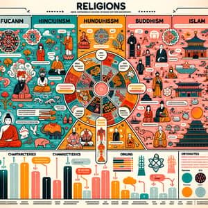 Comparing Confucianism, Hinduism, Buddhism & Islam