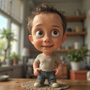 Model Man as Pixar Character | Unique Art Style