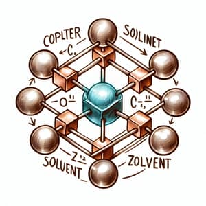 Copper-Zinc Alloy Structure Diagram