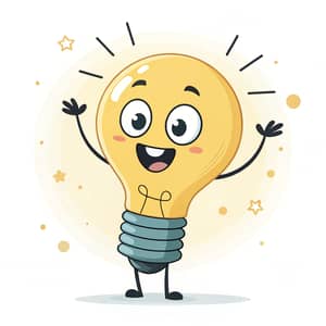 Animated Lightbulb Corporate Mascot