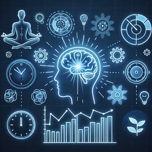 Optimize Performance with Mental Techniques | Brain Symbols & Growth