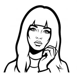 Bold Outline Illustrative Image Creation