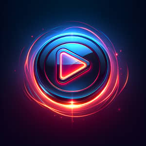 Dynamic & Vibrant 'Play' Button for Mobile Game - Next Level Challenge!