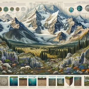 Comprehensive Cordillera Mountains Representation | Flora, Fauna, Terrain