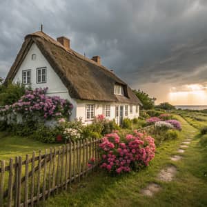 Summer House in Denmark: A Scenic View