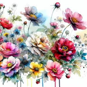 Stunning Watercolor Flower Illustrations