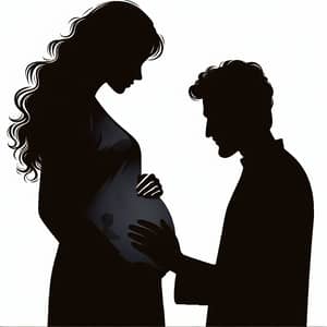 Celebrating Family Bonds in Pregnancy Silhouettes