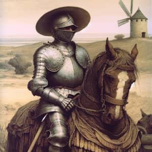 Late Medieval Spanish Gentleman in Armor Artwork