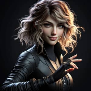 Blonde Hair Human Rogue Girl | Stealth Attire & Mystery