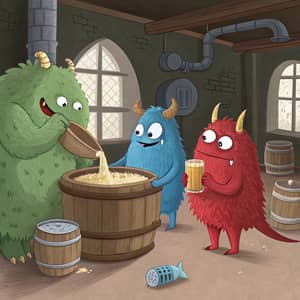 Monstrous Beer Brewing: A Colorful Adventure