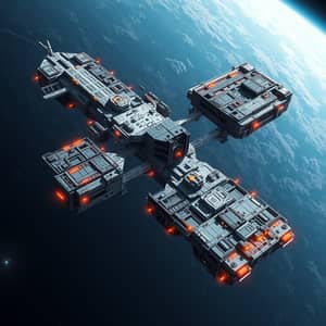 Explore the Largest Space Station with Landing Docks