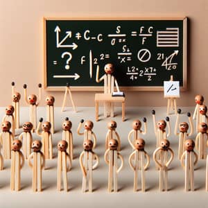 Unique Matchstick Classroom Artwork