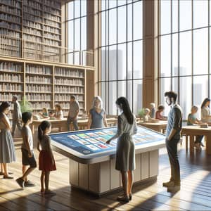 Digital Era Library: A Diverse Reading Space