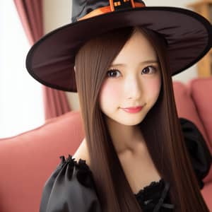 Witch with Straight Hair - Enchanting Image