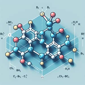 Visual Representation of 2,5-Dibromo-4-Ethyl-Octane Compound