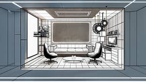 Stylish Cyberpunk Interior Design Concepts