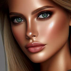 Exotic Beauty: Greek Russian Australian Descent Portrait