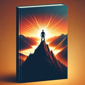 Motivational Ebook Cover Design with Inspiring Landscape