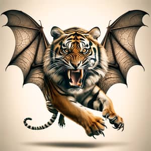 Tiger Bat Fusion: Ferocious Beauty in Nature