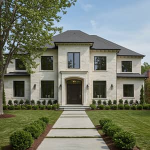 Elegant 2-Story Luxurious Home Design