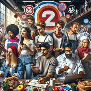 Diverse Generation Z Representation in Modern Workspace