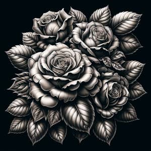 Stunning Rosas Tattoo Design with Intricate Details