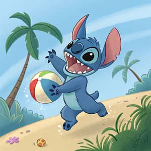 Stitch Playing Around: Fun Adventures