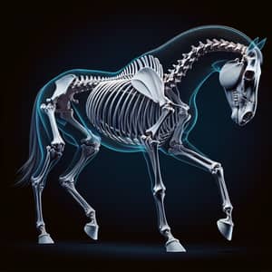 3D Equine Skeletal System - Detailed Horse Anatomy